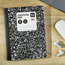 Load image into Gallery viewer, Pen+Gear Composition Book, Wide Ruled, 7.5"x 9.75", Marble Design, Paper Cover, 80 Sheets