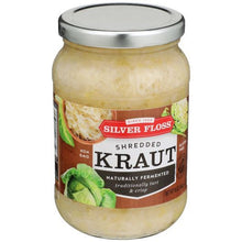 Load image into Gallery viewer, Silver Floss Shredded Sauerkraut, 16 Ounce Glass Jar 454g