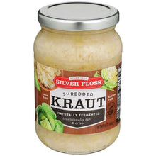 Load image into Gallery viewer, Silver Floss Shredded Sauerkraut, 16 Ounce Glass Jar 454g