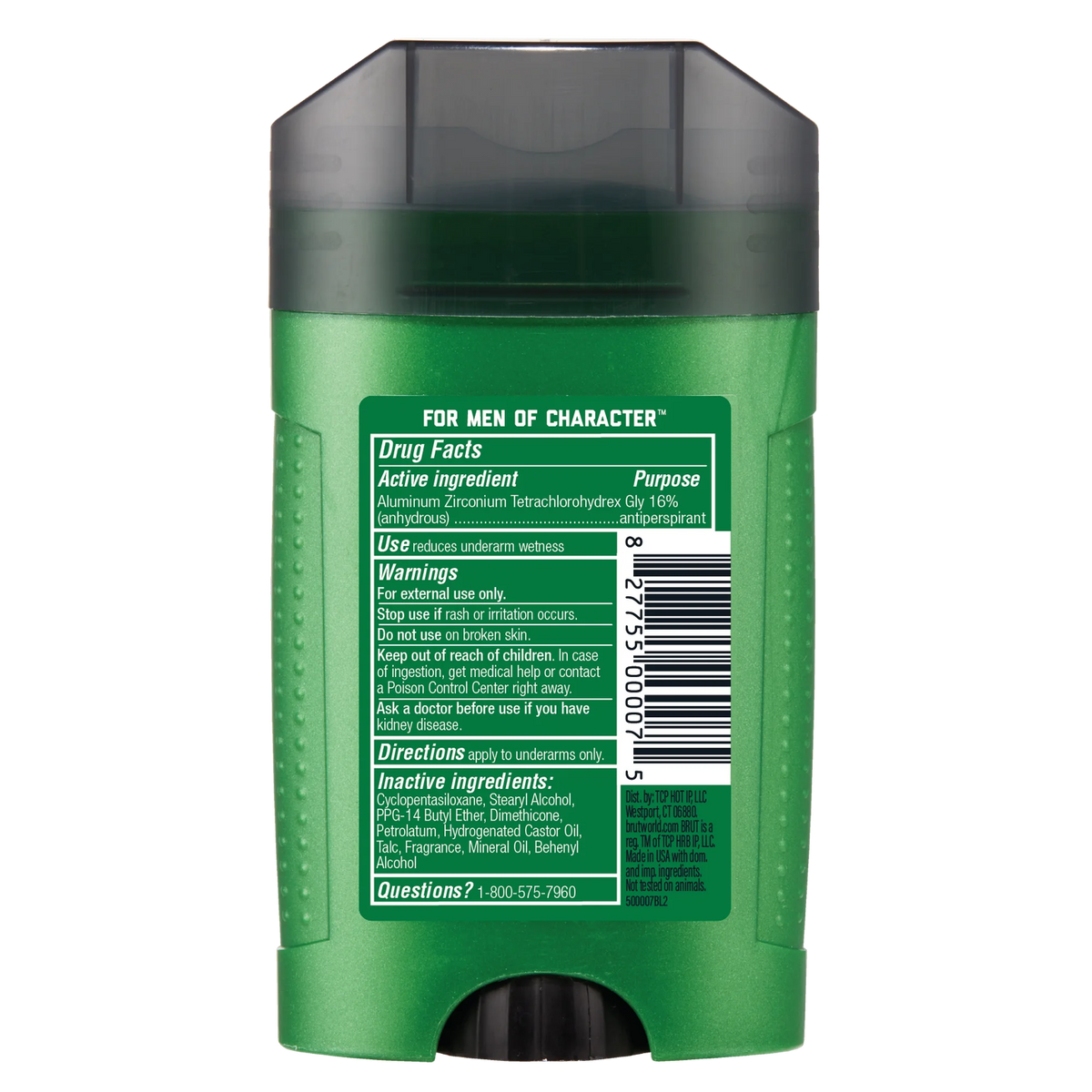 Brut Anti-Perspirant Deodorant, Signature Scent, for Men, 2.7 oz