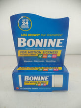 Load image into Gallery viewer, Bonine Motion Sickness and Nausea Relief Travel Pack, Chewable Tablets, Raspberry, 12 Ct