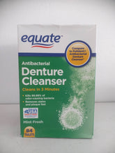 Load image into Gallery viewer, Equate Antibacterial Denture Cleansers Tablets, 84 Count