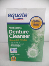 Load image into Gallery viewer, Equate Antibacterial Denture Cleansers Tablets, 84 Count