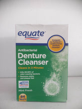 Load image into Gallery viewer, Equate Antibacterial Denture Cleansers Tablets, 84 Count