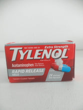 Load image into Gallery viewer, Tylenol Extra Strength Acetaminophen Rapid Release Gels, 24 ct