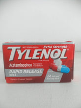 Load image into Gallery viewer, Tylenol Extra Strength Acetaminophen Rapid Release Gels, 24 ct