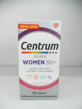Load image into Gallery viewer, Centrum Silver Multivitamin for Women 50 Plus, 65 Count