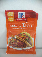 Load image into Gallery viewer, McCormick Original Taco Seasoning Mix, 1 oz (28g)