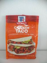 Load image into Gallery viewer, McCormick Taco Seasoning Mix - Chicken, 1 oz(28g)