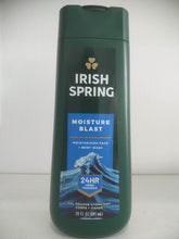 Load image into Gallery viewer, Irish Spring Moisture Blast Scented Body Wash for Men, 20 oz(591ml)