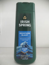 Load image into Gallery viewer, Irish Spring Moisture Blast Scented Body Wash for Men, 20 oz(591ml)