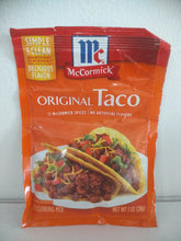 Load image into Gallery viewer, McCormick Original Taco Seasoning Mix, 1 oz (28g)