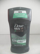 Load image into Gallery viewer, Dove Men+Care Sensitive Shield 72H Antiperspirant Deodorant Stick 2.7 oz(76g)