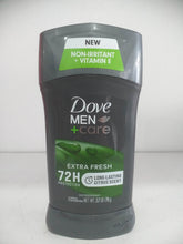 Load image into Gallery viewer, Dove Men+Care Extra Fresh 72H Men's Antiperspirant Deodorant Stick, 2.7 oz(76g)
