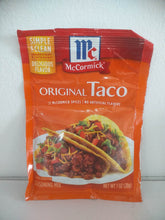 Load image into Gallery viewer, McCormick Original Taco Seasoning Mix, 1 oz (28g)