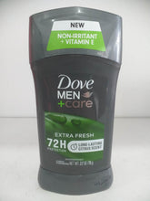 Load image into Gallery viewer, Dove Men+Care Extra Fresh 72H Men's Antiperspirant Deodorant Stick, 2.7 oz(76g)