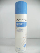 Load image into Gallery viewer, Aveeno Positively Smooth Shave Gel shaveless with Soy, Aloe and Vitamin E, 7 oz(198g)