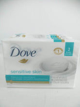 Load image into Gallery viewer, Dove Sensitive Beauty bar soap 2 Moisturizing Bar Soap, 3.75 oz(212g)