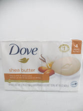 Load image into Gallery viewer, Dove Beauty Bar Soap Shea Butter w/ Vanilla Scent, 3.75 oz 4 Bars