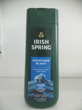 Load image into Gallery viewer, Irish Spring Moisture Blast Scented Body Wash for Men, 20 oz(591ml)