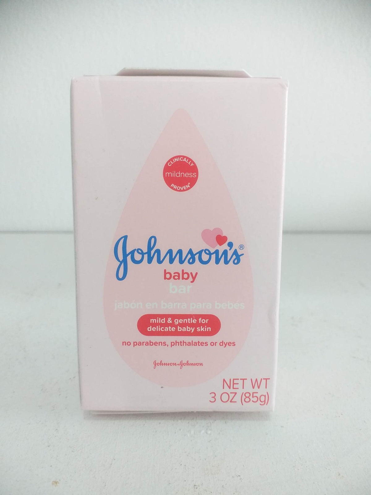 Johnson's Baby Bar Soap Mild & Gentle for Baby Bath 3 oz(85g)