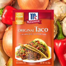 Load image into Gallery viewer, McCormick Original Taco Seasoning Mix, 1 oz Envelope