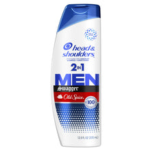 Load image into Gallery viewer, Head & Shoulders Mens 2 in 1 Dandruff Shampoo and Conditioner, Old Spice Swagger, 12.5 oz