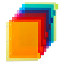 Load image into Gallery viewer, Pen+Gear 8-Tab Letter Size Dividers, 8 Count