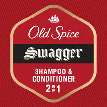 Load image into Gallery viewer, Old Spice Swagger 2in1 Shampoo and Conditioner for Men, for All Hair Types, 3 fl oz