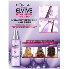 Load image into Gallery viewer, L'Oreal Paris Elvive Hyaluron Plump Squeeze Hydrating Shampoo Conditioner Kit, 72Hr Intense Moisture