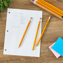 Load image into Gallery viewer, Pen+Gear Unsharpened Wood Pencils, #2 HB Lead, Yellow, 12 Count