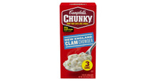 Load image into Gallery viewer, Campbell's Chunky Soup,Clam Chowder 3 cans soup (1.39kg)