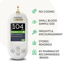 Load image into Gallery viewer, OneTouch Verio Test Strips for Diabetes - 30 Count | Diabetic Test Strips for Blood Sugar Monitor | Home Self Glucose Testing - 1 Box (30 Test Strips)