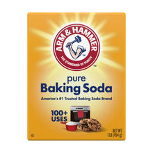 Load image into Gallery viewer, ARM & HAMMER Pure Baking Soda, For Baking, Cleaning & Deodorizing, 1 lb Box