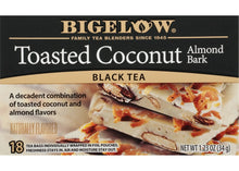 Load image into Gallery viewer, Bigelow Toasted Coconut Almond Bark, Black Tea Bags, 18 Count