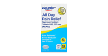 Load image into Gallery viewer, Equate All Day Pain Relief Naproxen Sodium Caplets, 220 mg, 50 Count