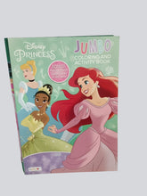 Load image into Gallery viewer, Disney Princess JUMBO COLORING AND ACTIVITY BOOK