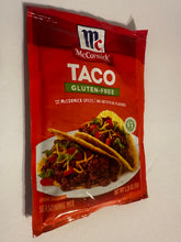 Load image into Gallery viewer, McCormick Gluten Free Gluten Free Taco Seasoning Mix, 1.25 oz Envelope
