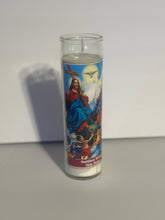 Load image into Gallery viewer, Religious Candles Sacred Heart Of Jesus and virgin de Guadalupe candles