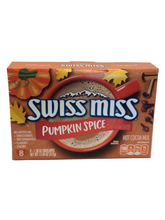 Load image into Gallery viewer, Swiss Miss Pumpkin Spice Flavored Hot Cocoa Mix, 1.38 oz., 8-Count Envelopes