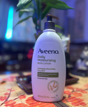 Load image into Gallery viewer, Aveeno Daily Moisturizing Body Lotion and Facial Moisturizer for Face, Body and Dry Skin, 18 oz