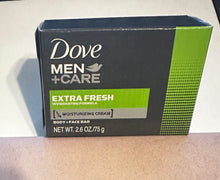 Load image into Gallery viewer, Dove Men+ Care Extra Fresh Scented Body and Face Bars, 2.6 oz