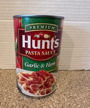 Load image into Gallery viewer, Hunt’s Garlic & Herb Pasta Sauce, 24 oz. Can