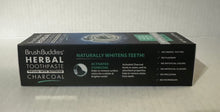 Load image into Gallery viewer, Brush Buddies Charcoal Infused Herbal Toothpaste, 3.5-oz. Tubes