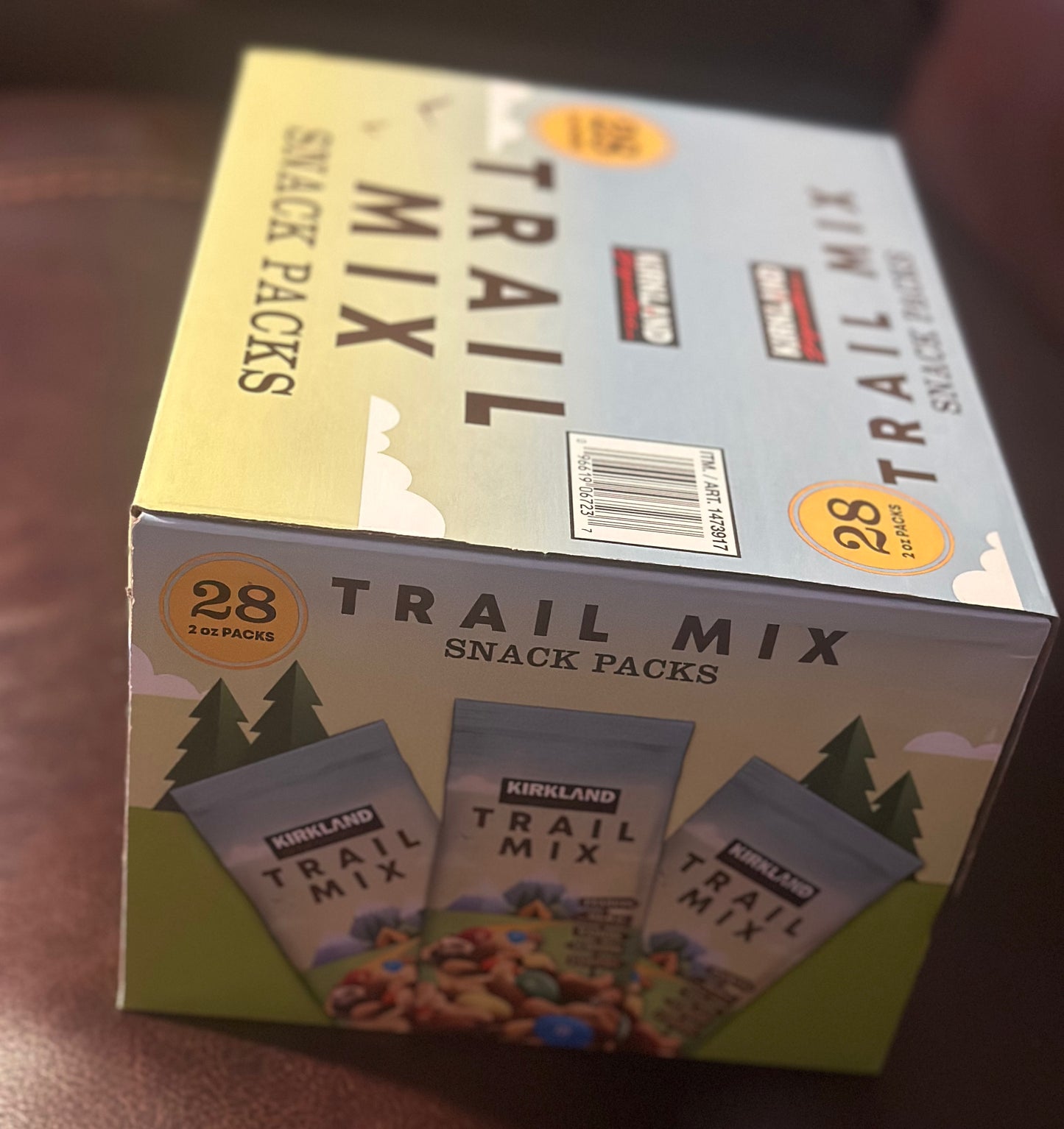 Kirkland Signature Expect More Trail Mix Snack Packs 2 oz, 28 count