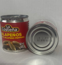 Load image into Gallery viewer, La Costena Green Pickled Whole Jalapeño Peppers, 7 Oz