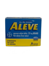 Load image into Gallery viewer, Aleve Caplets, 6-ct Pain Relever/fever reducer