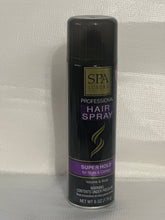 Load image into Gallery viewer, Spa Luxury Super Hold Professional Hair Spray, 6 oz.