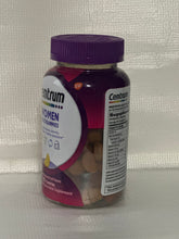 Load image into Gallery viewer, Centrum Women Multigummies assorted natural fruit flavors 100 gummies