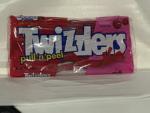 Load image into Gallery viewer, Twizzlers Pull 'N' Peel Cherry Flavored Licorice Style Low Fat Candy, Bag 14 oz